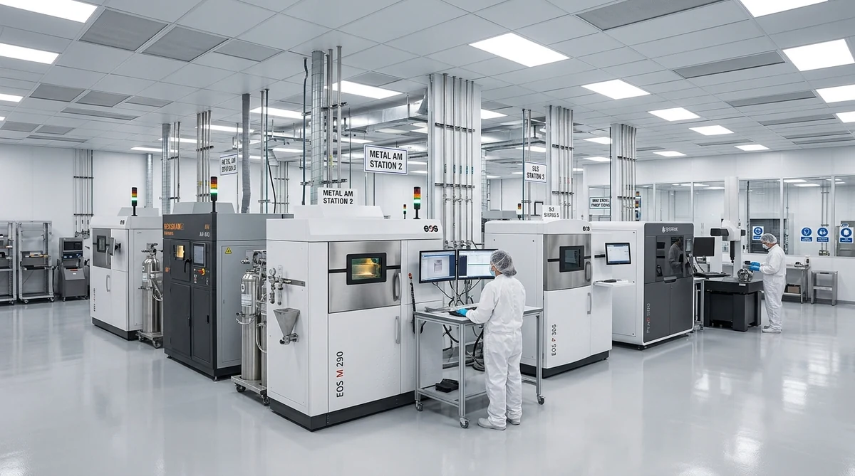Industrial Additive Manufacturing Fleet DMLS SLS 3D Printers