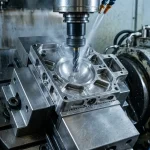 Military & Defense CNC Machining: 5-Axis Precision Titanium Optical Gimbal