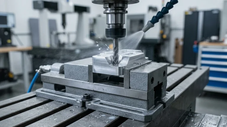5-Axis CNC Milling Center Machining Complex Automotive Powertrain Housing