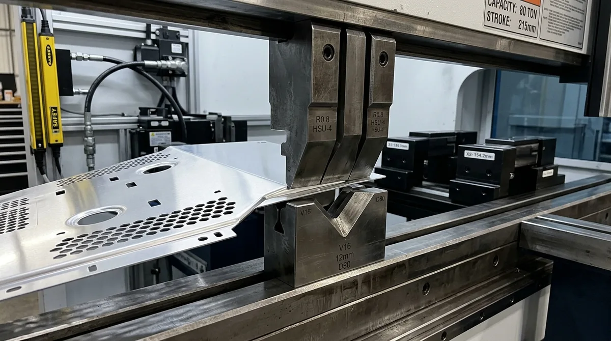 Precision CNC Hydraulic Press Brake Bending Architectural Aluminum Troffer Pan Luminaire Sheet Metal Housing - AS Prototypes