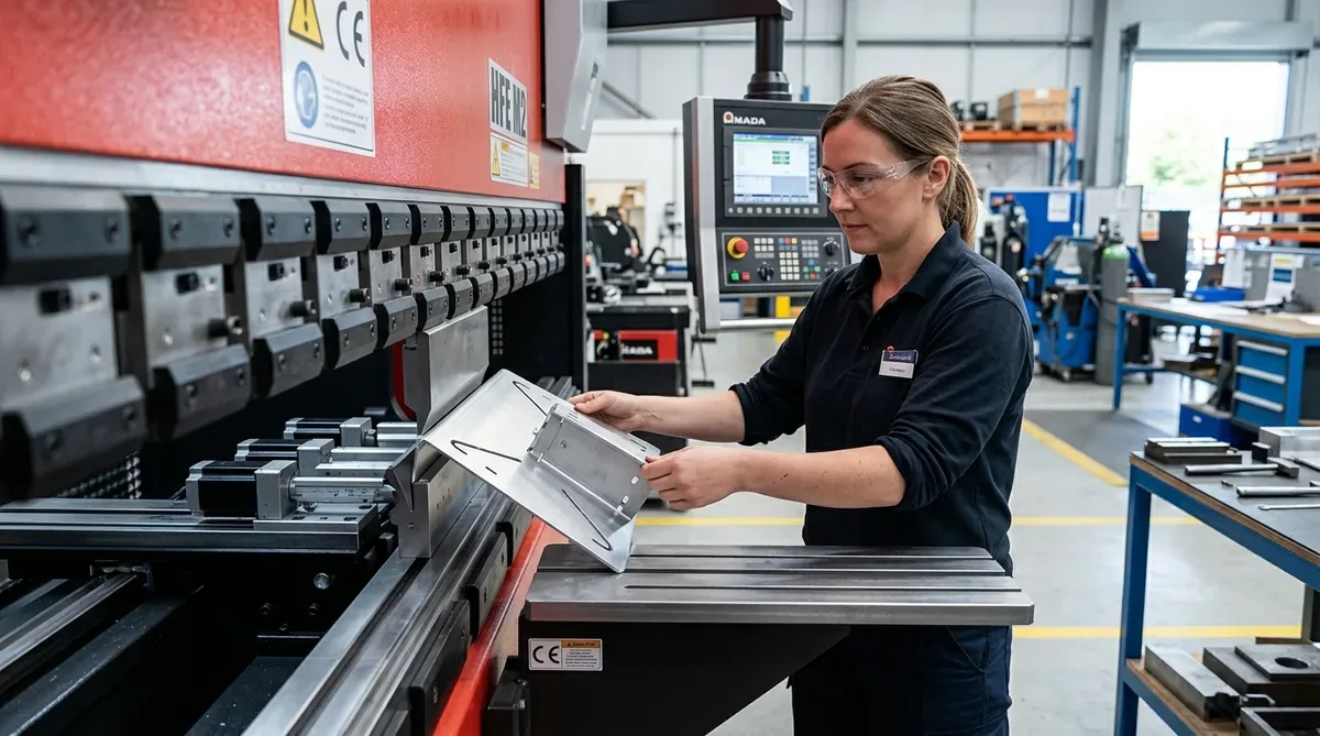 Multi-Flange Sheet Metal Chassis Bending on CNC Press Brake - AS Prototypes