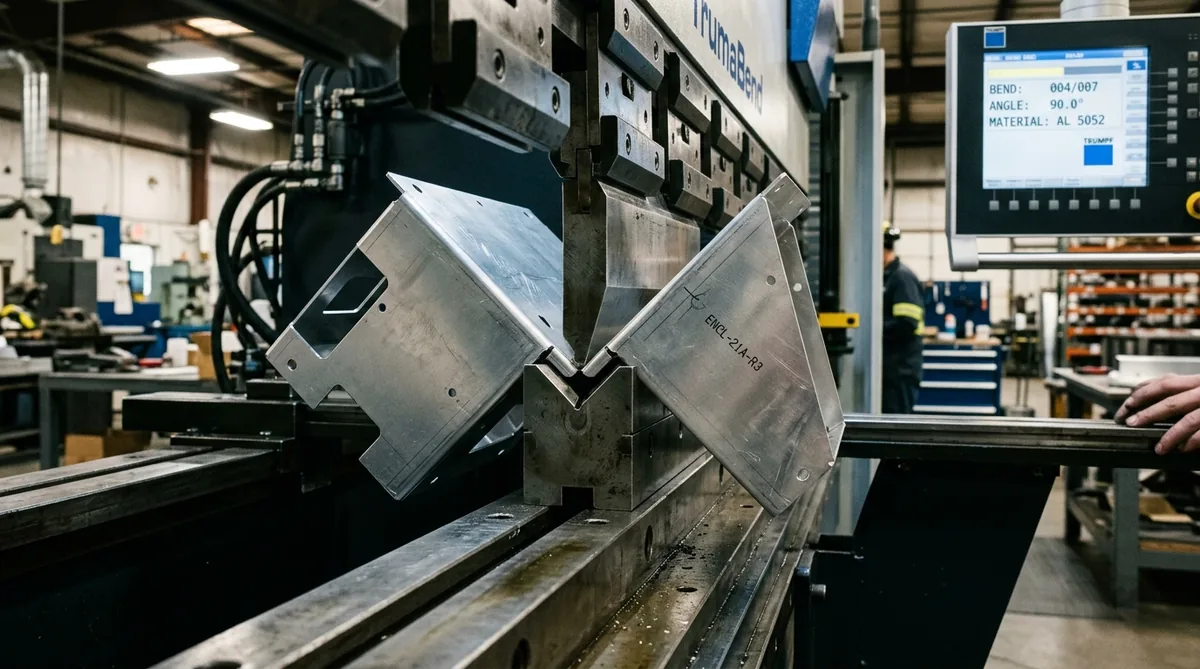 Precision CNC Press Brake Bending Aluminum Sheet Metal Enclosure - AS Prototypes