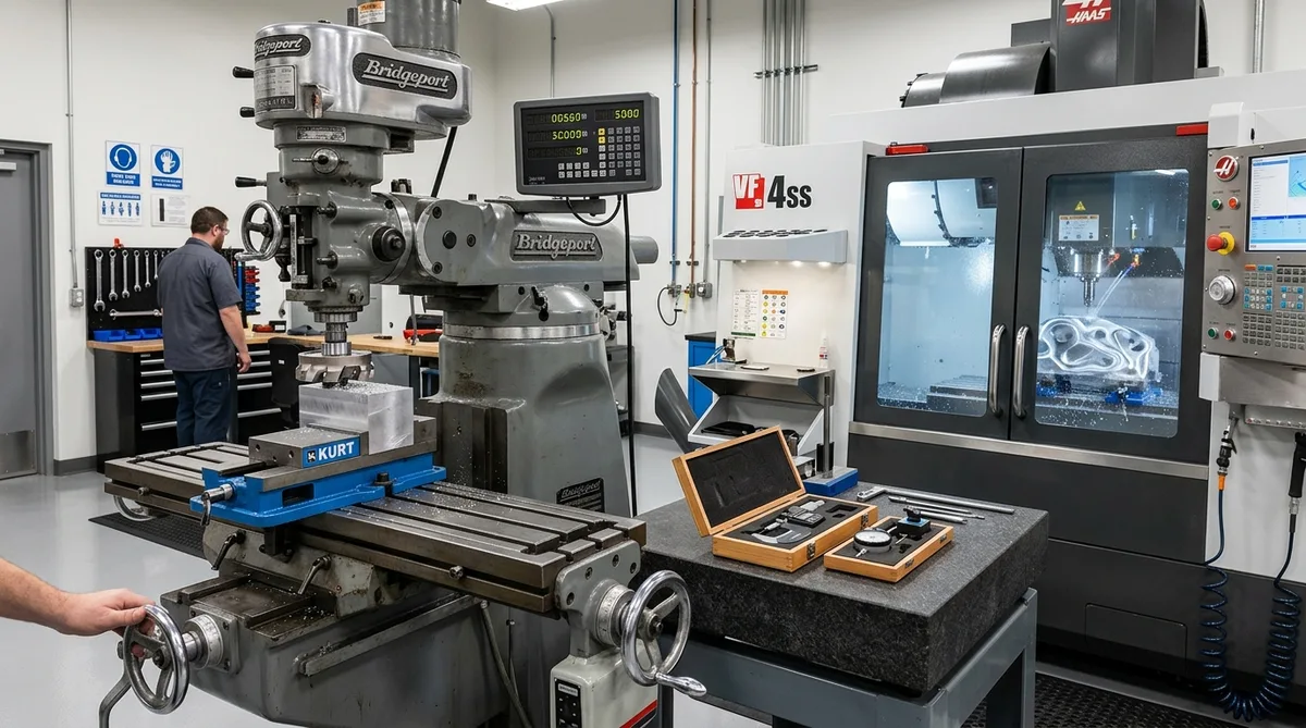 CNC Machining vs Manual Toolroom Machining Comparison - AS Prototypes