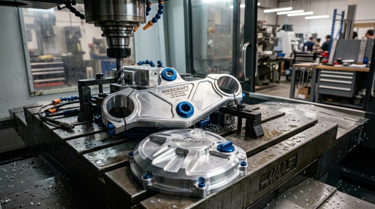 Custom CNC Machined Billet Aluminum Motorcycle Parts - AS Prototypes