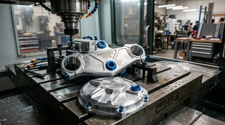 Custom CNC Machined Billet Aluminum Motorcycle Parts - AS Prototypes