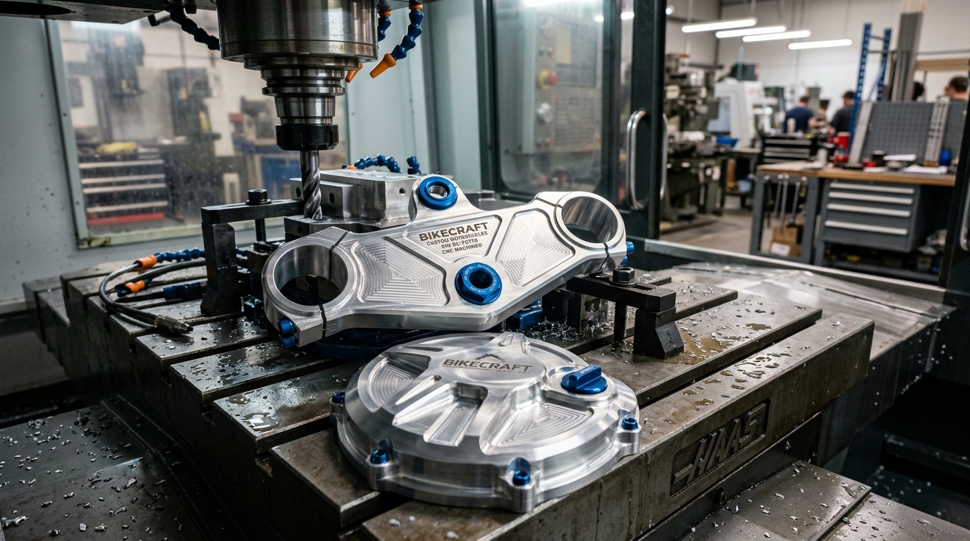 Custom CNC Machined Billet Aluminum Motorcycle Parts - AS Prototypes