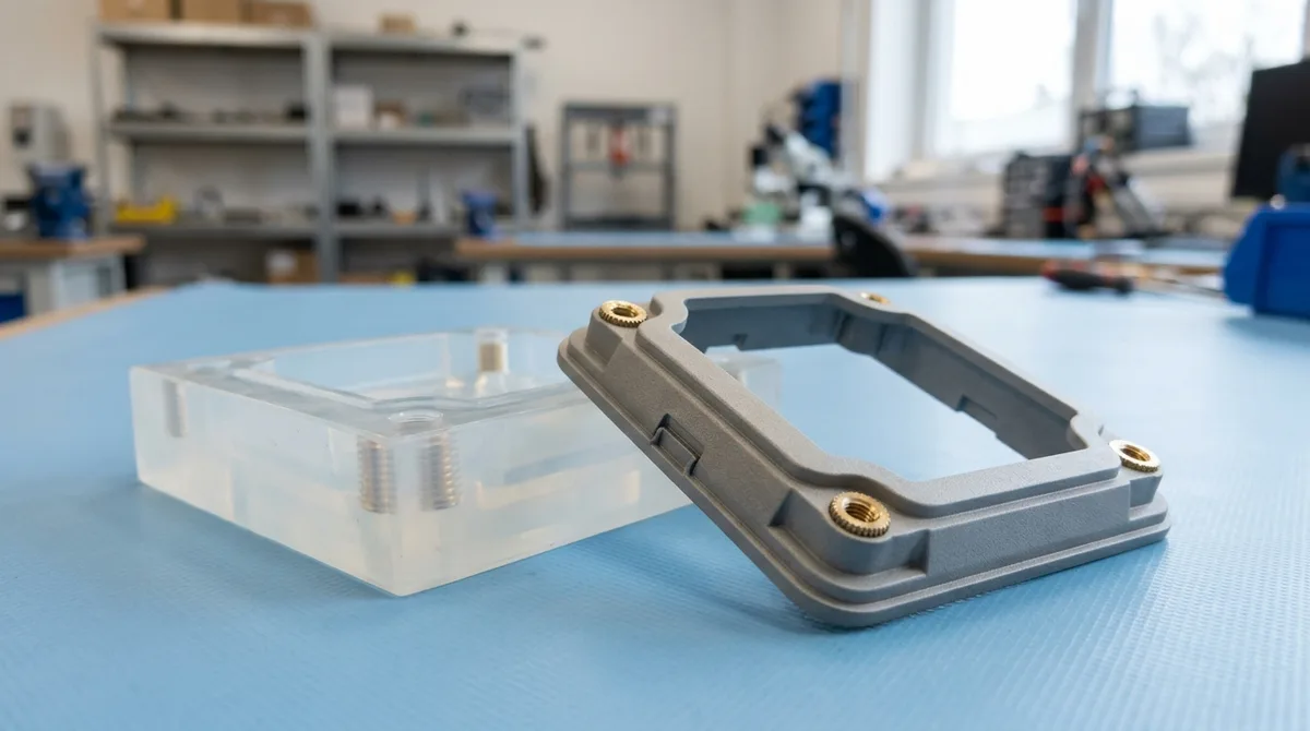 Polyurethane Vacuum Casting Translucent Silicone Mold and Pantone Color-Matched Smart Speaker Bezel - AS Prototypes