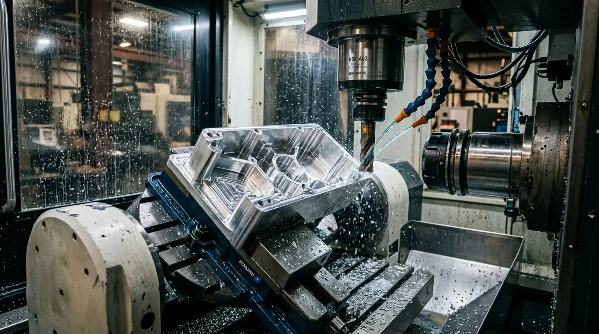 Multi-Axis CNC Precision Milling Setup for Complex Structural Enclosure - AS Prototypes