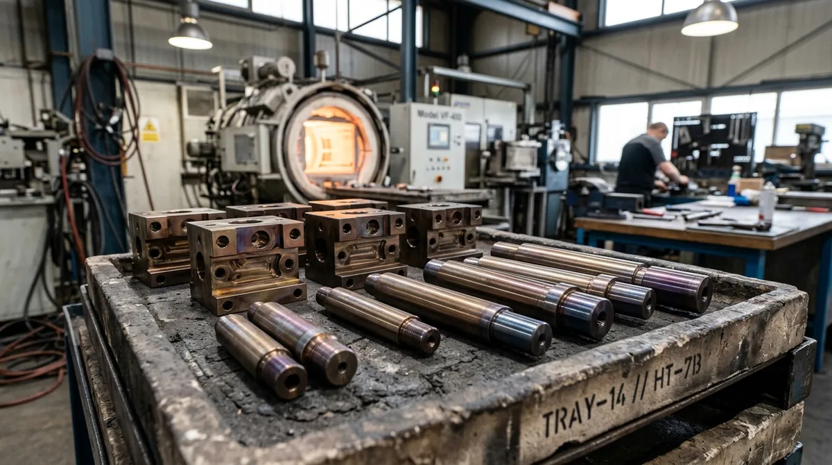 Heat-Treated Alloy Steel Components After Controlled Vacuum Quenching and Tempering - AS Prototypes