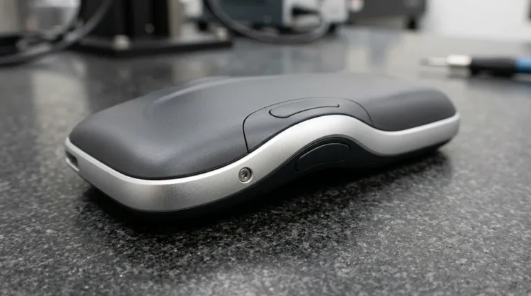 High-Fidelity CMF Presentation Model Prototype of Ergonomic Enclosure on Granite Plate - AS Prototypes
