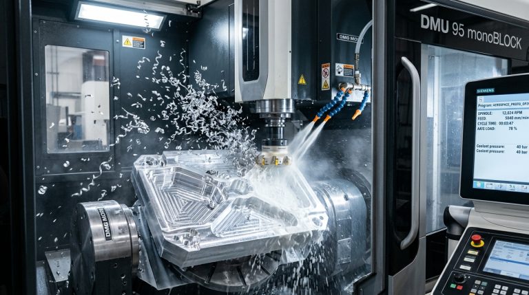 High-Speed 5-Axis CNC Milling of Aluminum Prototype Part - AS Prototypes