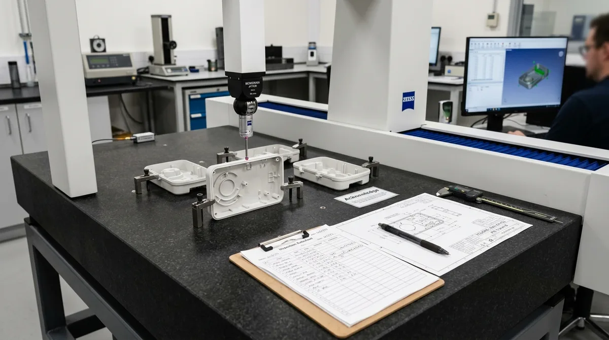 Zeiss CMM Inspection of Precision Injection Molded Prototype Housings - AS Prototypes