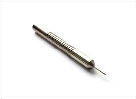 Micro Swiss Turned Medical Sensor Probe Pin Down to Ø0.10mm