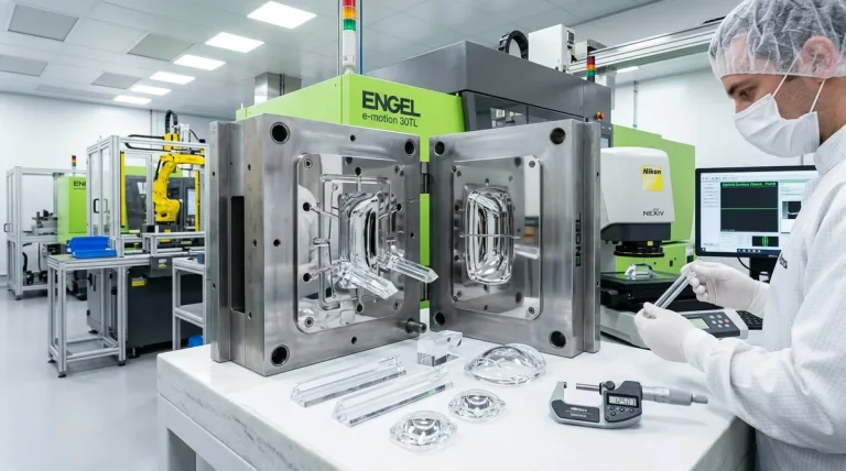 Optical PMMA injection molding cleanroom tooling and lenses - AS Prototypes