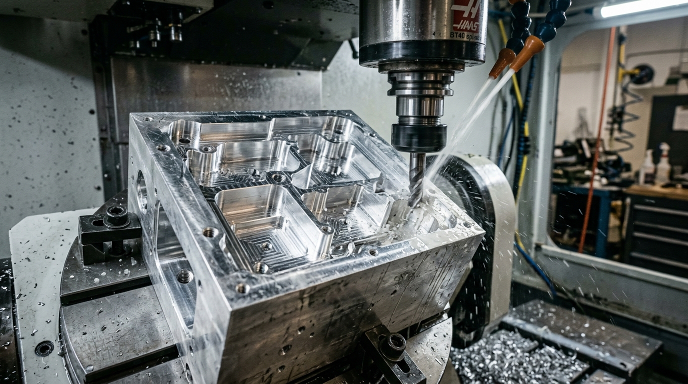 Precision 5-Axis CNC Machining of Complex Aerospace Aluminum Electronics Chassis