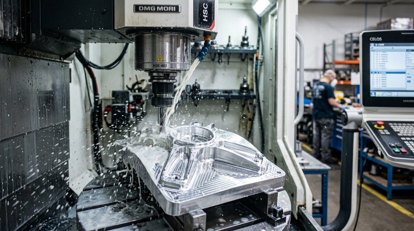 Precision 5-Axis CNC Milling Aluminum Prototype Part - AS Prototypes