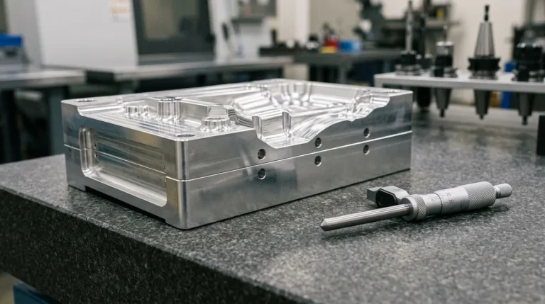 Rapid Tooling: Precision 7075 Aluminum Mold Core Metrology Inspection