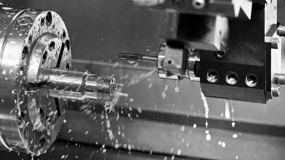 CNC Turning Lathe Spindle Chuck Machining Steel Shaft Component
