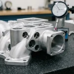 Precision Prototype Parts Manufacturing Multi Axis CNC Machined Manifold Inspection - AS Prototypes