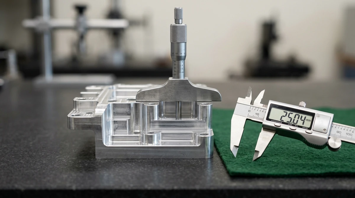 Digital Depth Micrometer Verification of CNC Prototype Enclosure