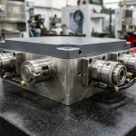 Smart Zero Point Clamping Fixture and Pneumatic Couplings on Granite Plate - AS Prototypes