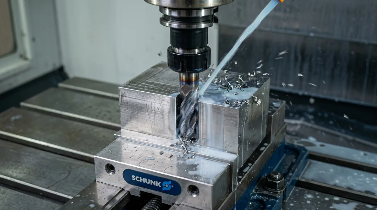 Solid Carbide End Mill Deep Pocket Wall Peripheral Contouring