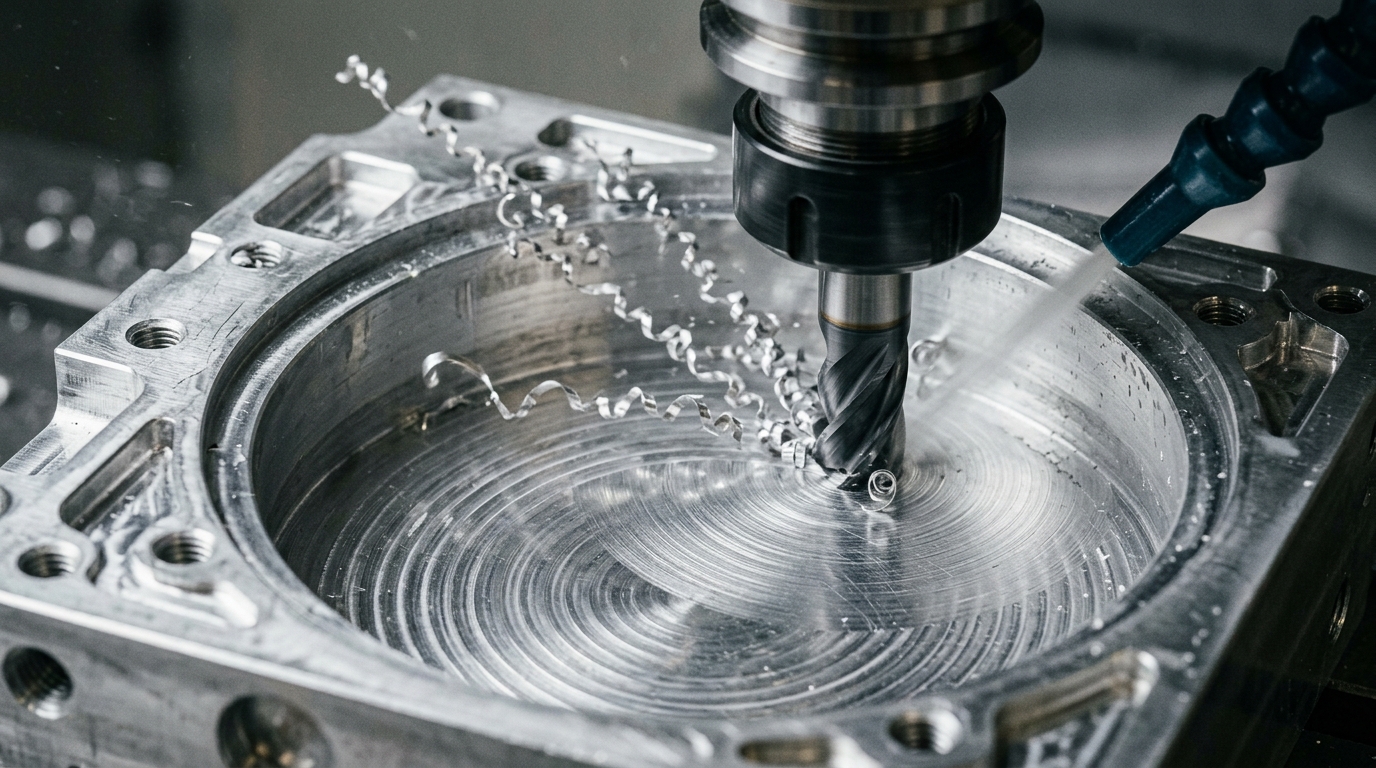 Trochoidal Dynamic Milling Toolpath in Precision Aluminum Electronic Enclosure