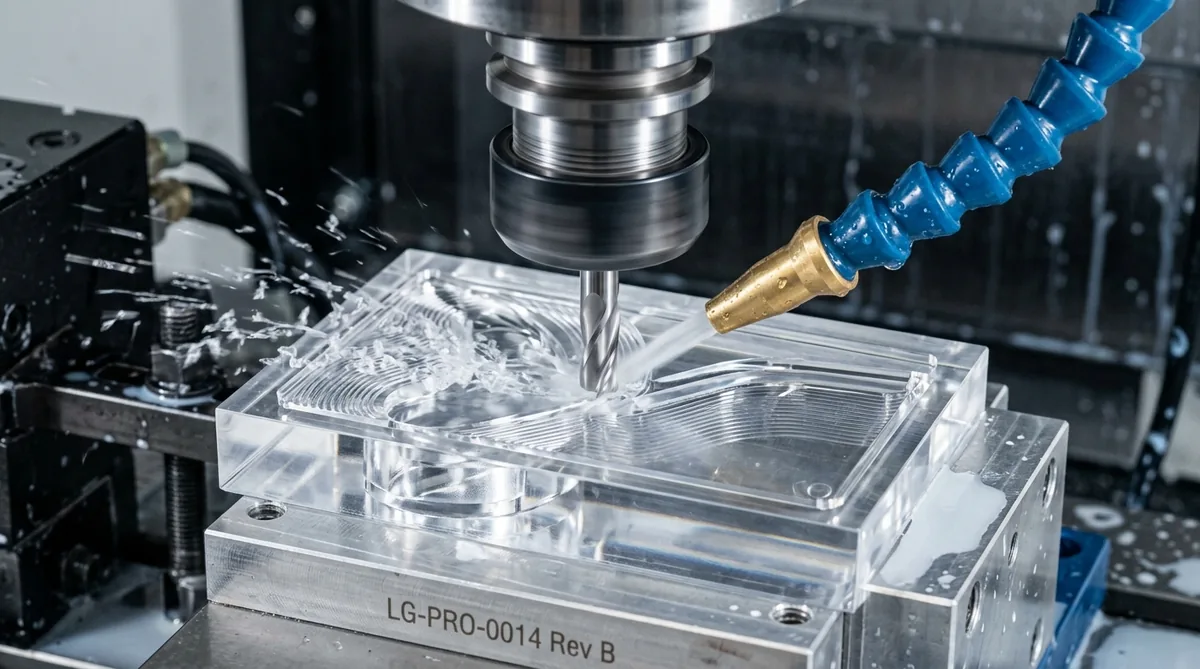 Ultra-Precision CNC Micro-Milling Optical PMMA Acrylic Light Guide