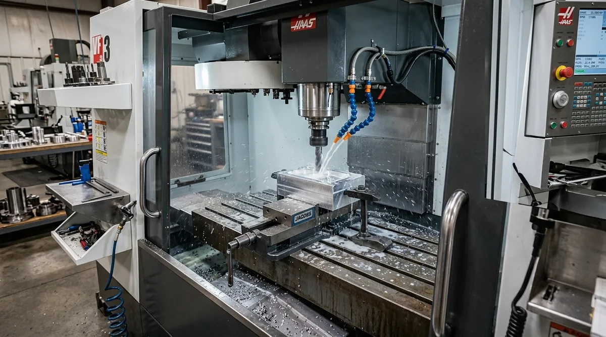 Vertical Machining Center VMC Spindle High-Speed Milling Aluminum