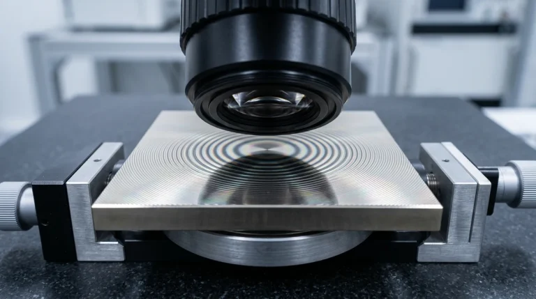 Non-contact 3D white light optical interferometer measuring sub-nanometer aspheric lens surface roughness