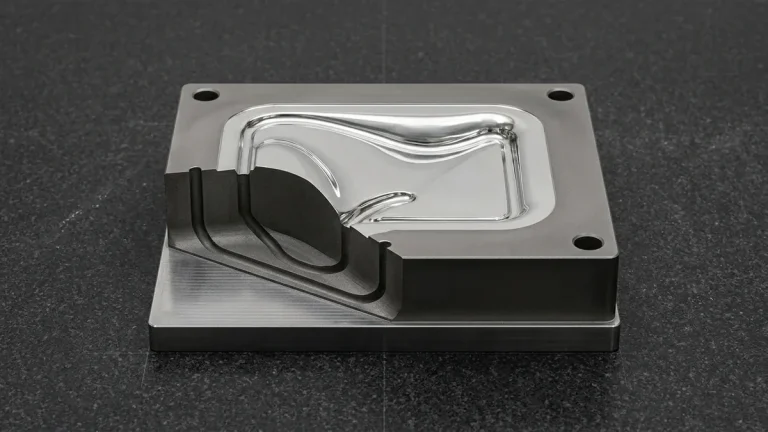 3D Printed Molds: DMLS Tooling Cavity with Curved Conformal Cooling Channels