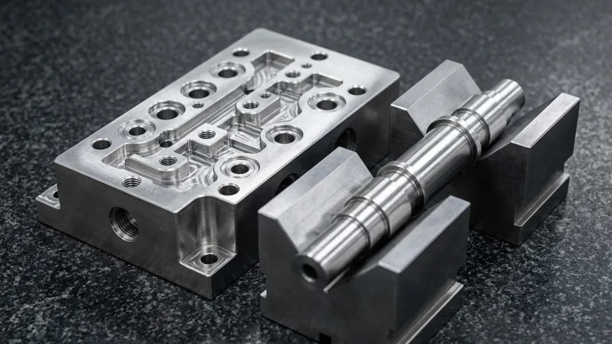 Precision Machined and Passivated 17-4 PH Stainless Steel Valve Bodies and Hydraulic Manifolds