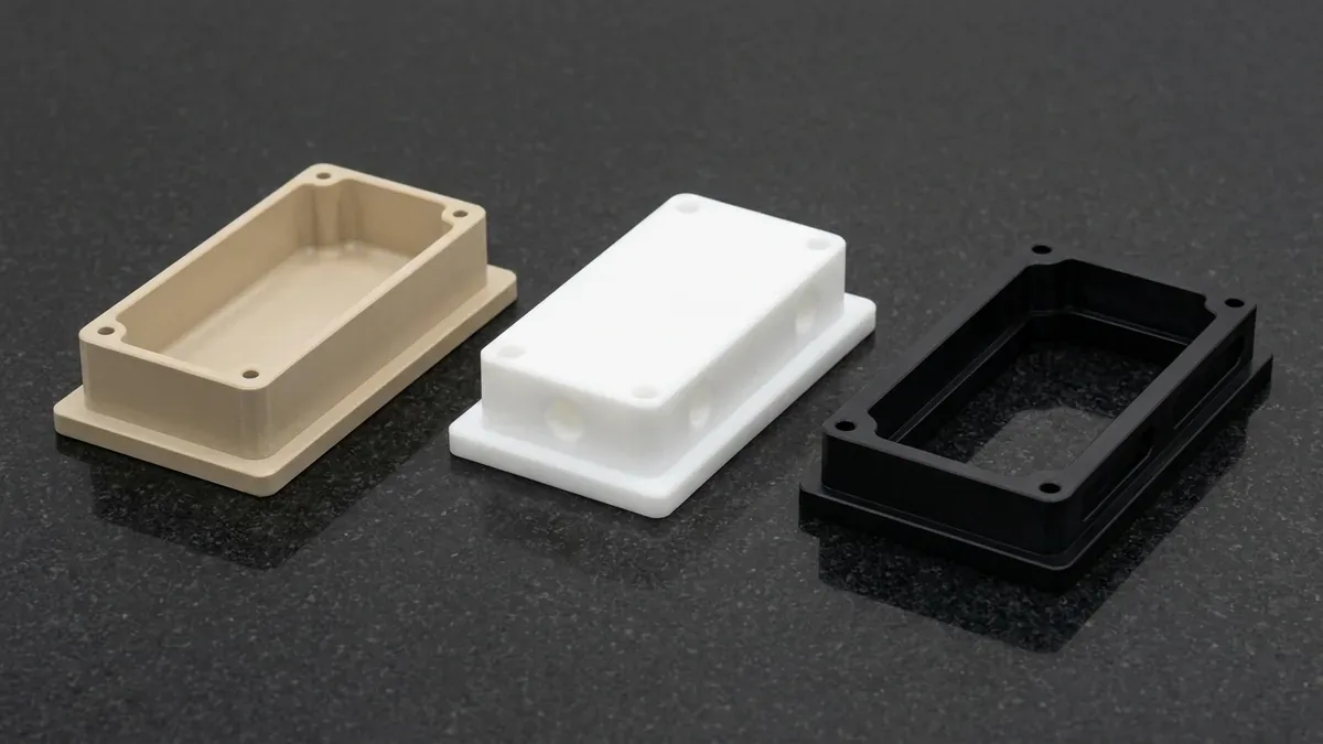Plastic CNC Delayed Deformation: Precision Machined PEEK and POM Components in EVA Foam Trays
