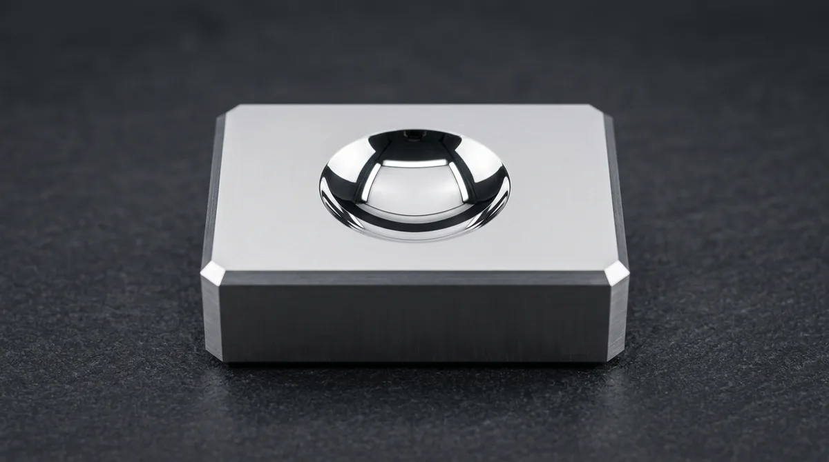 Metal Polishing Techniques: Optical SPI A-1 Diamond Mirror Finish on CNC Aluminum Mold Insert Flat on Granite Table